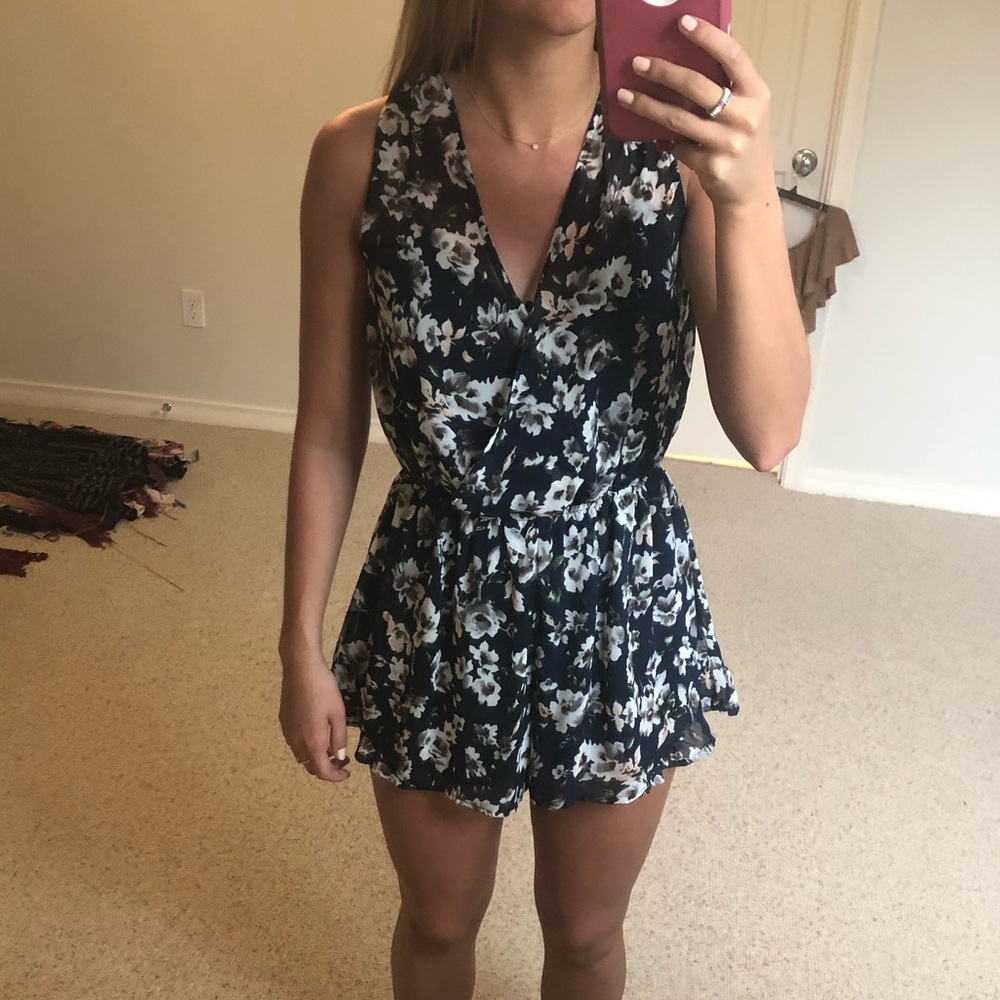 Floral Astr Romper